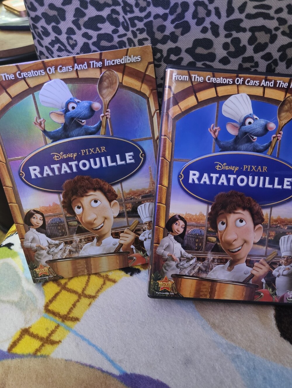 Disney Pixar Ratatouille DVD - Blue and Gold Cover
